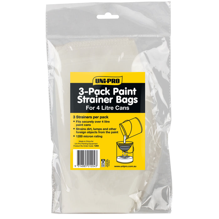 Uni-pro Paint Strainer Bag 3 Pack 4lt