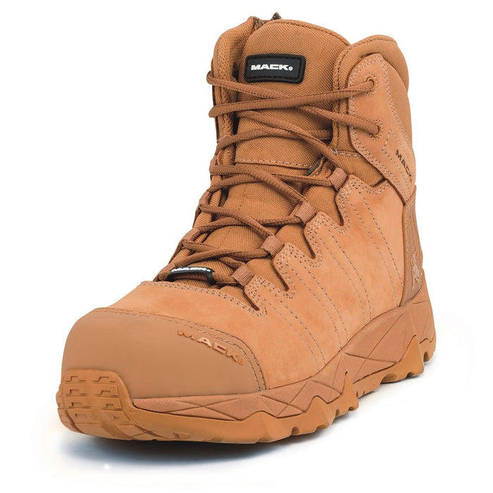 Mack Octane Zip-up Safety Boots / Honey