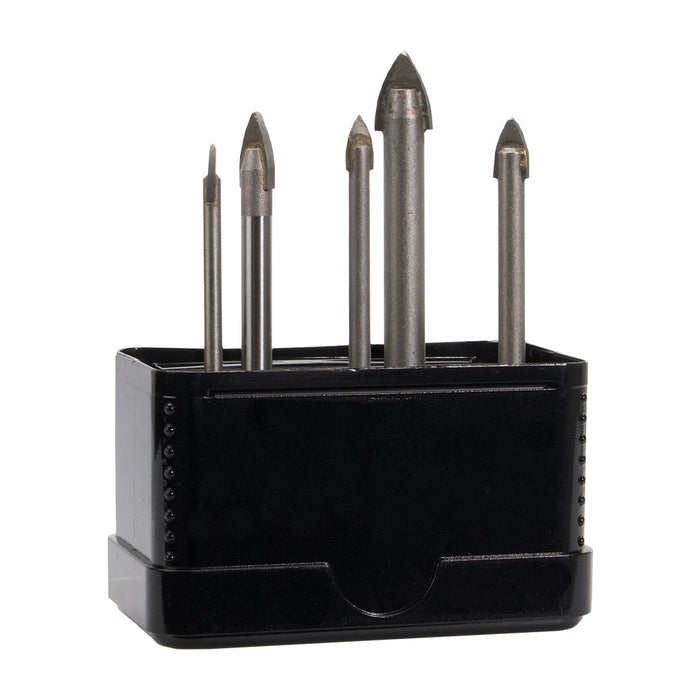 5 Piece Spearpoint Drill Set - 4mm, 5mm, 6mm, 8mm & 10mm