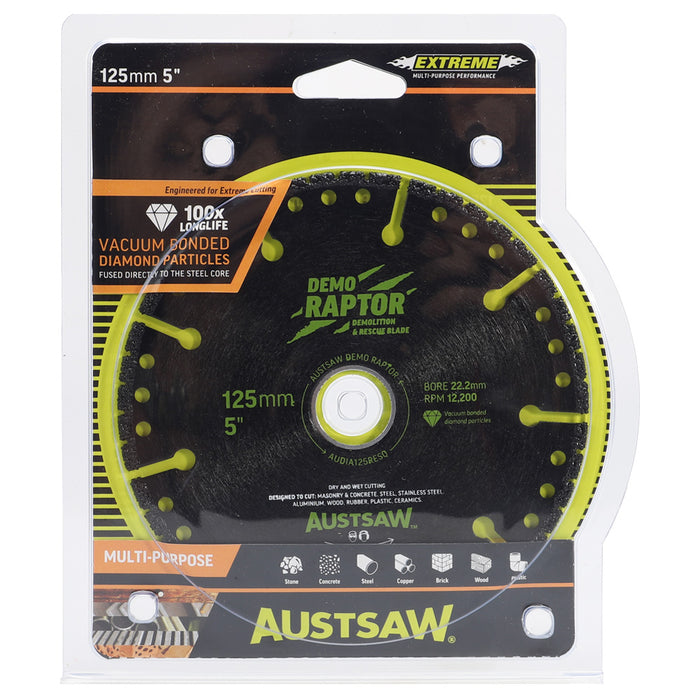 125mm (5in) | Demo Raptor Multi-Purpose Demolition Diamond Blade