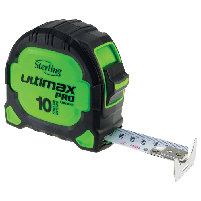 Sterling Ultimax Pro Tape Measure Easyread: 10m Metric
